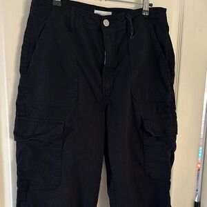 Zara Women's Black Cargo Pants